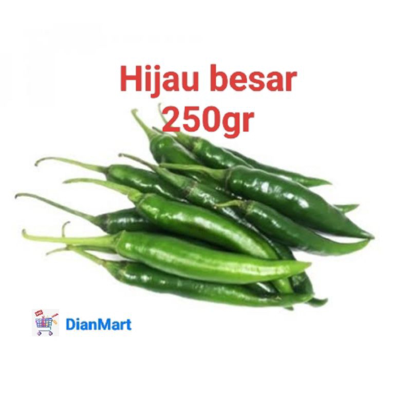 

vakum Cabai hijau besar 250gr