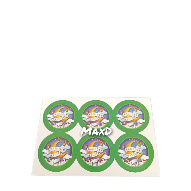 

Stiker Bulat Ramadhan Kareem 5cm 1 Set