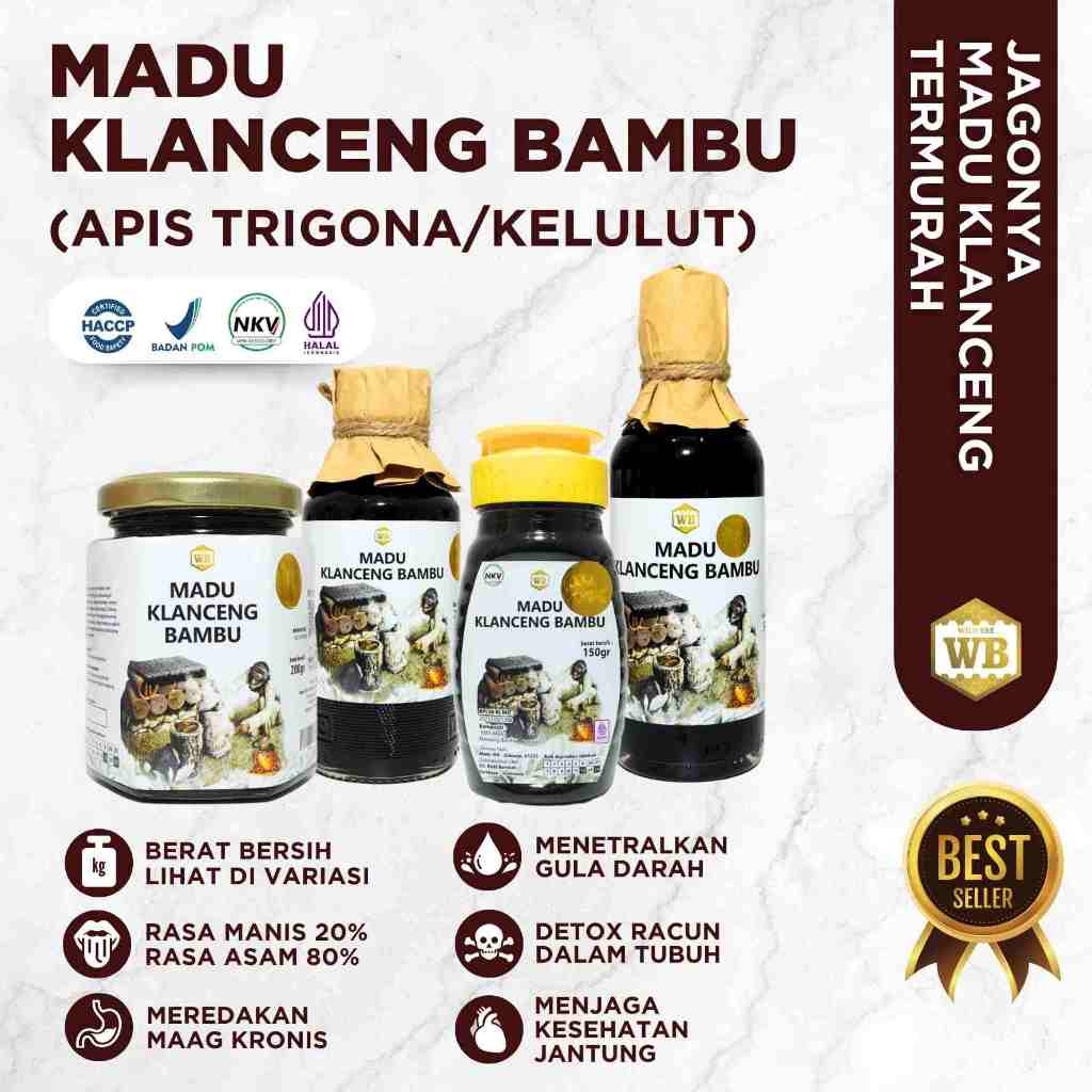 

WB Wild Bee - Madu Klanceng Bambu / Lebah Apis Trigona - Wild Bee - Kemasan Try Kit - Beli 10 Gratis 1