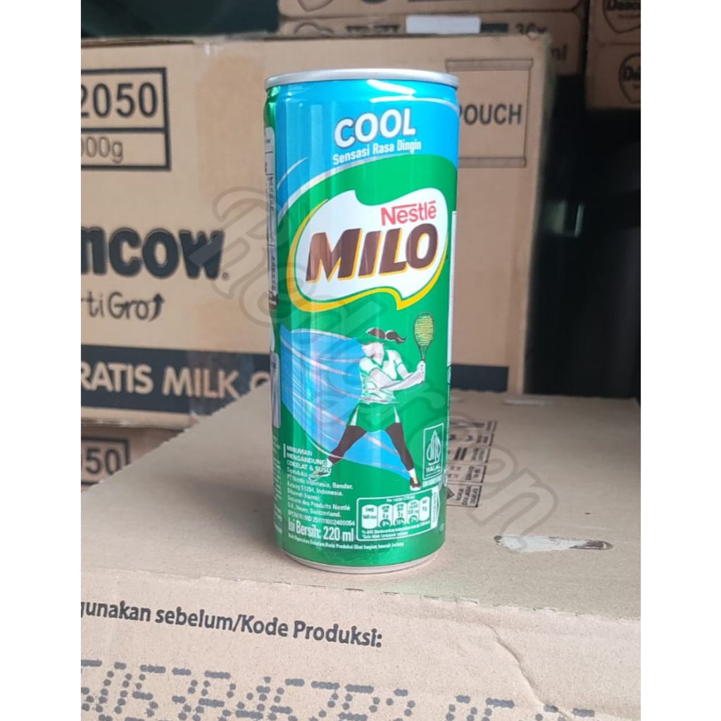 

Milo COOL milo kaleng ready to drink 220ml MILO Cool Minuman Kaleng Rasa Cokelat 220ml