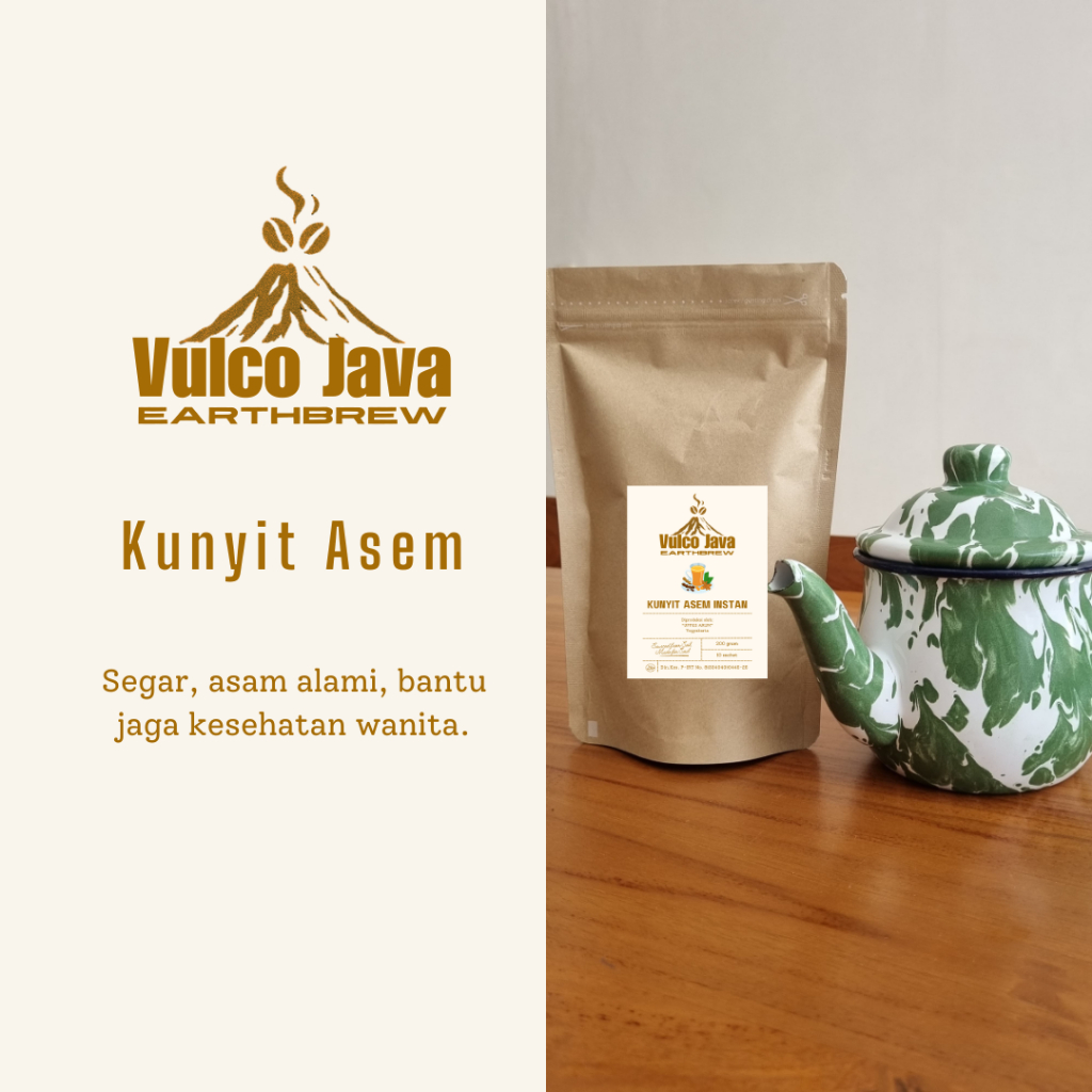 

Kunyit Asem Instan Vulco Java Earthbrew Minuman Herbal Jamu Tradisional Bubuk Siap Seduh