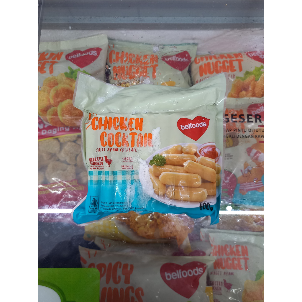 

Frozenfood BELFOODS FAVORITE Sosis Ayam Cocktail 400gr