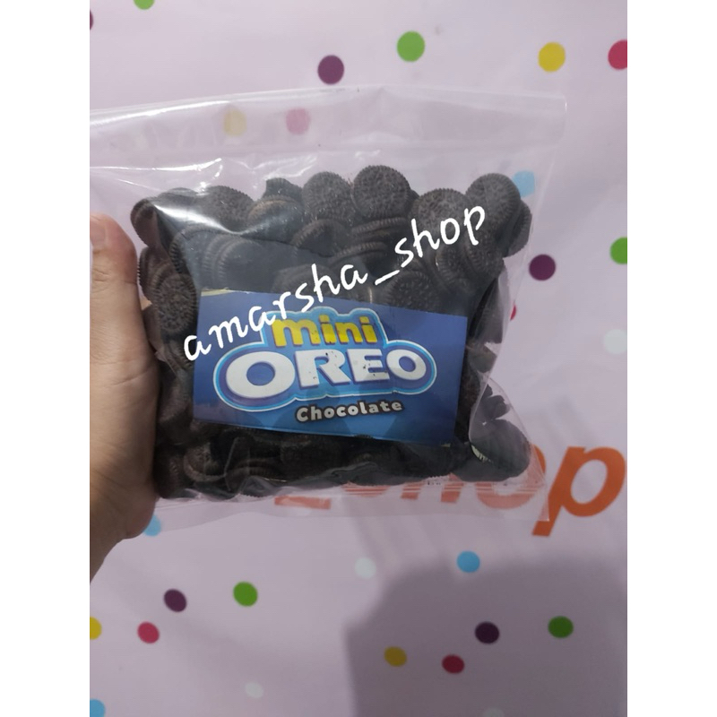 

Mini oreo coklat repack snack cemilan