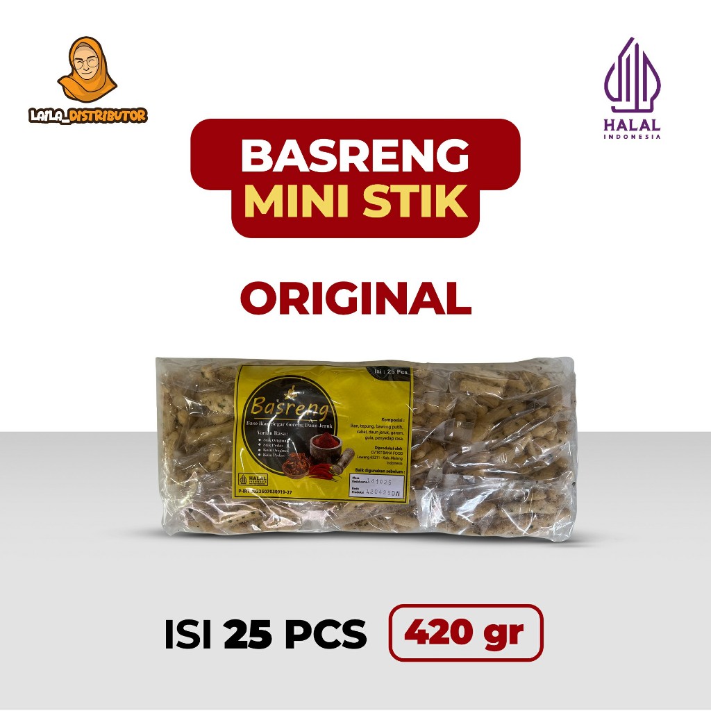 

Basreng Mini Stick Original / Isi 25 PCS 420 Gram