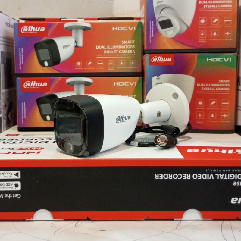 DAHUA CCTV OUTDOOR FULL COLOR 2MP 1080P SMART DUAL LIGHT.