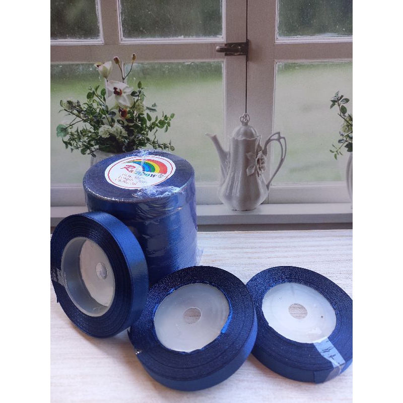 

PITA SATIN BIRU NAVY UK 1/2 " ( 1,25 CM )