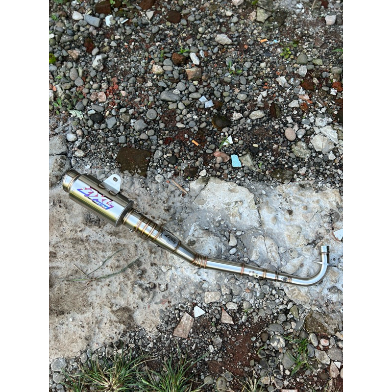 KNALPOT RACING KPH SUPRA X 125 KHARISMA MODEL KOLONG ORIGINAL AXL RACING EXHAUST