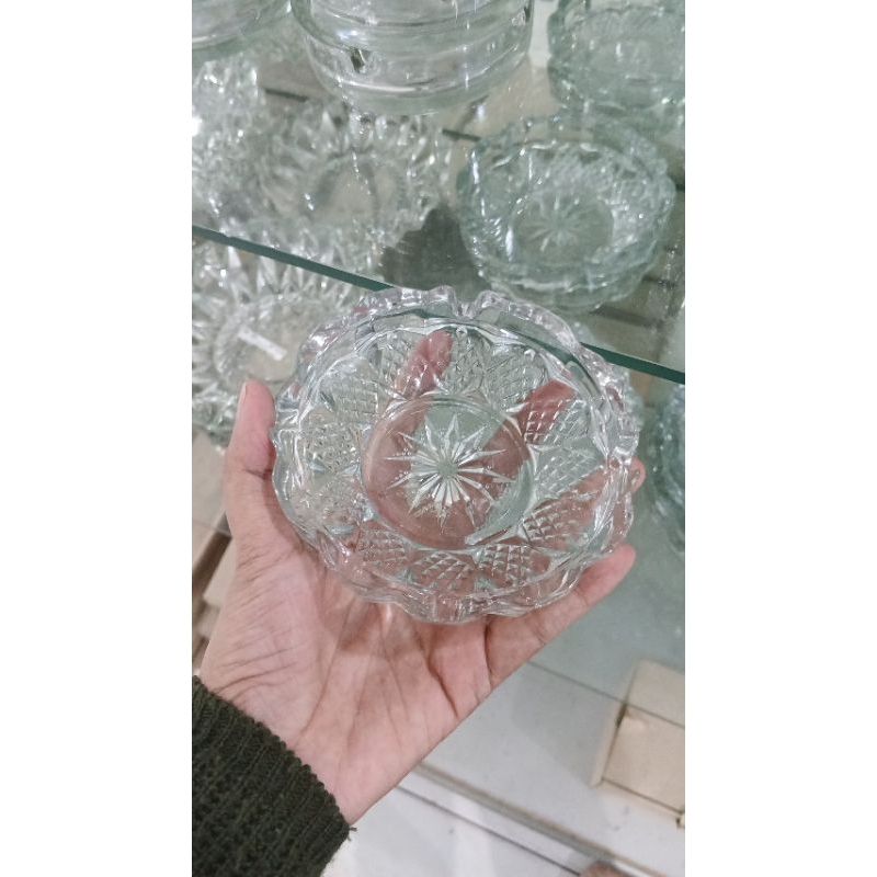 Asbak rokok kaca tebal souvenir | asbak esthetic asbak elegant