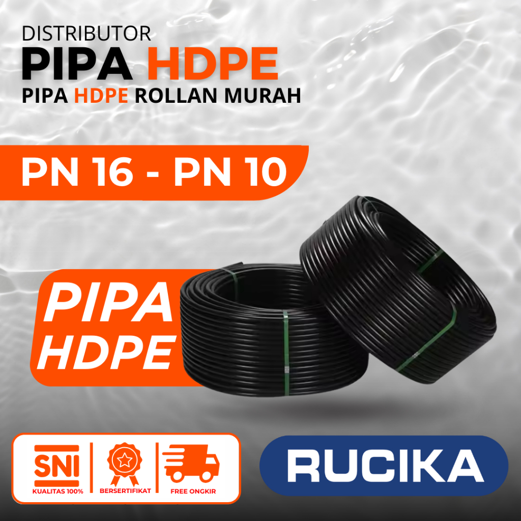 Pipa Hdpe 4 Inch Rollan | Rucika Pipa Hdpe SDR 11 PN 16