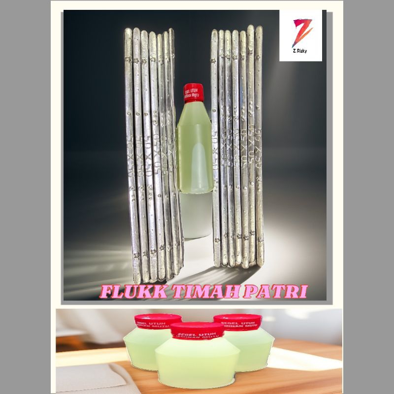 TIMAH PATRI 1 KG ISI 14 BATANG + FLUKK