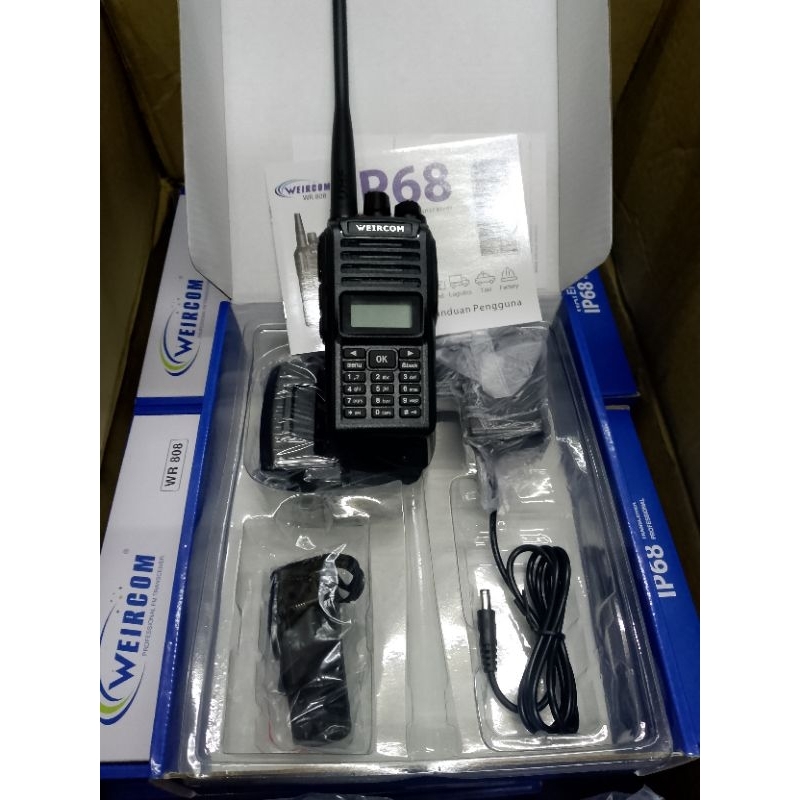 HT weircom wr808 uhf 350 Mhz 10watt waterproof