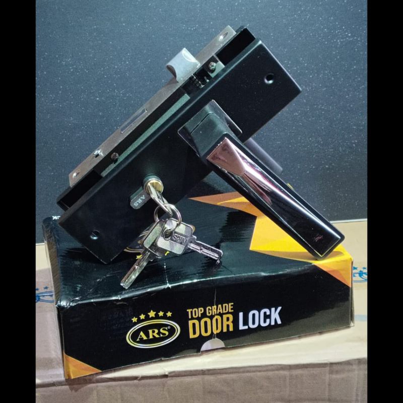 slot kunci pintu tanggung ARS 20 cm per set handel pintu