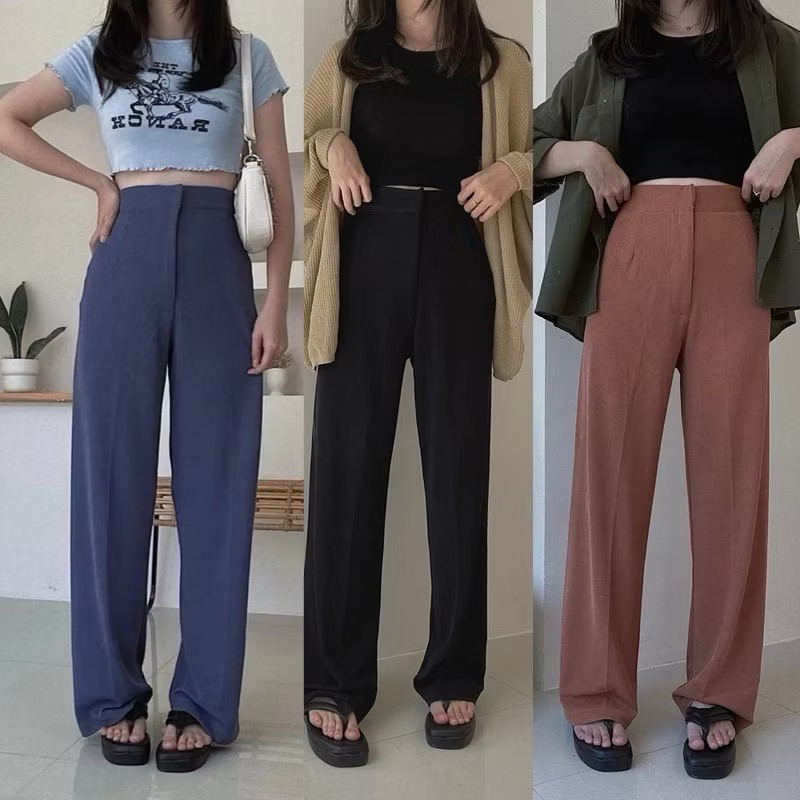 COZY KNIT LOOSE PANTS / CELANA KULOT WANITA