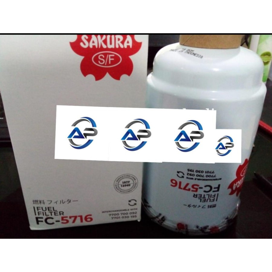 SAKURA FC-5716 FC5716 FC 5716 FUEL FILTER 7700 700 092 7701 030 195