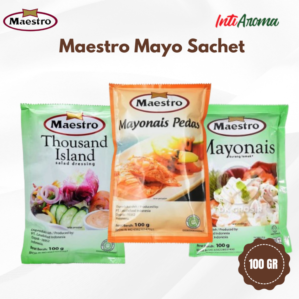 

Maestro mayonaise kemasan sachet 100gr