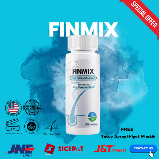 FINMIX Minoxidil 5% pure finasterid topical penumbuh rambut Vitamin Rambut ORIGINAL