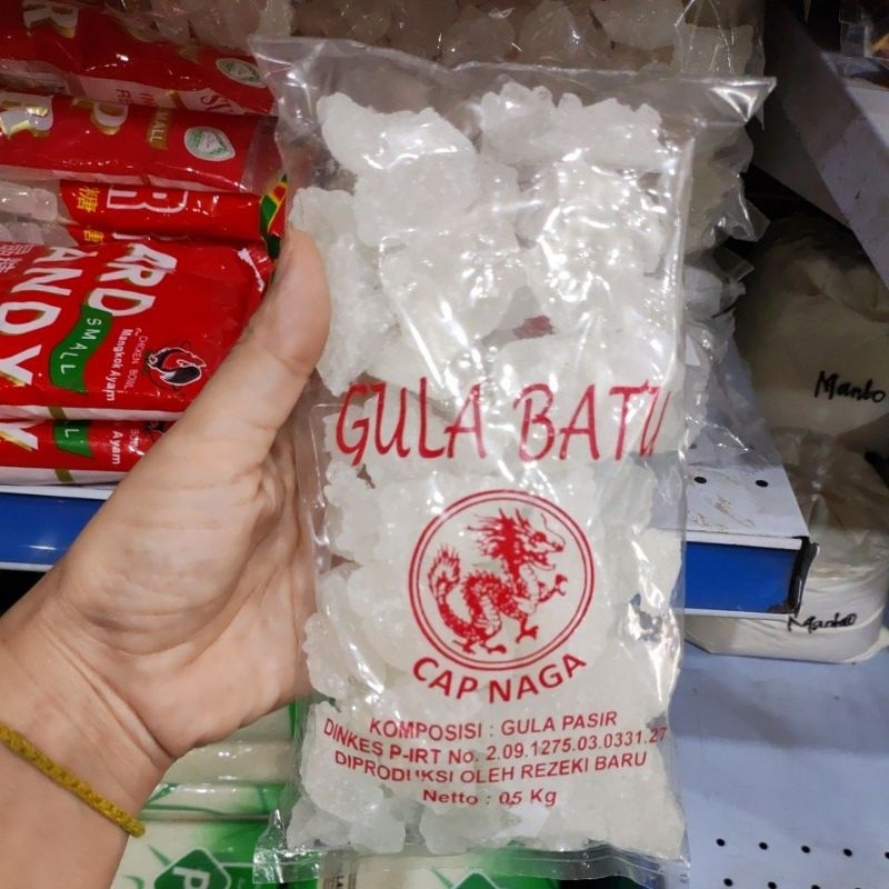 

Gula batu cap naga isi 500gram