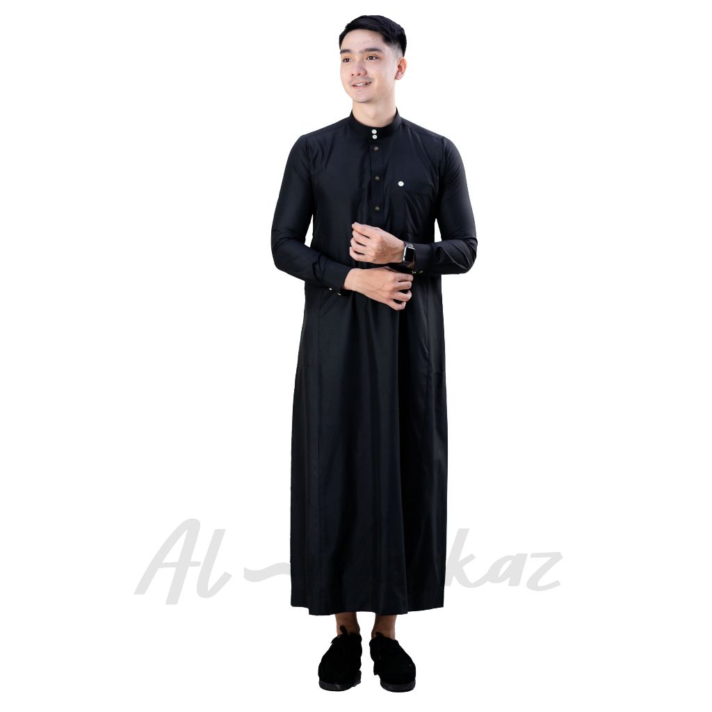 AL MARKAZ - Jubah Pria Muslim Slimfit Nizam Dewasa