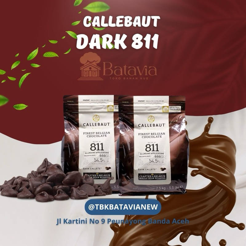 

Callebaut Dark 811 dan Milk 823 | Repack 100gr