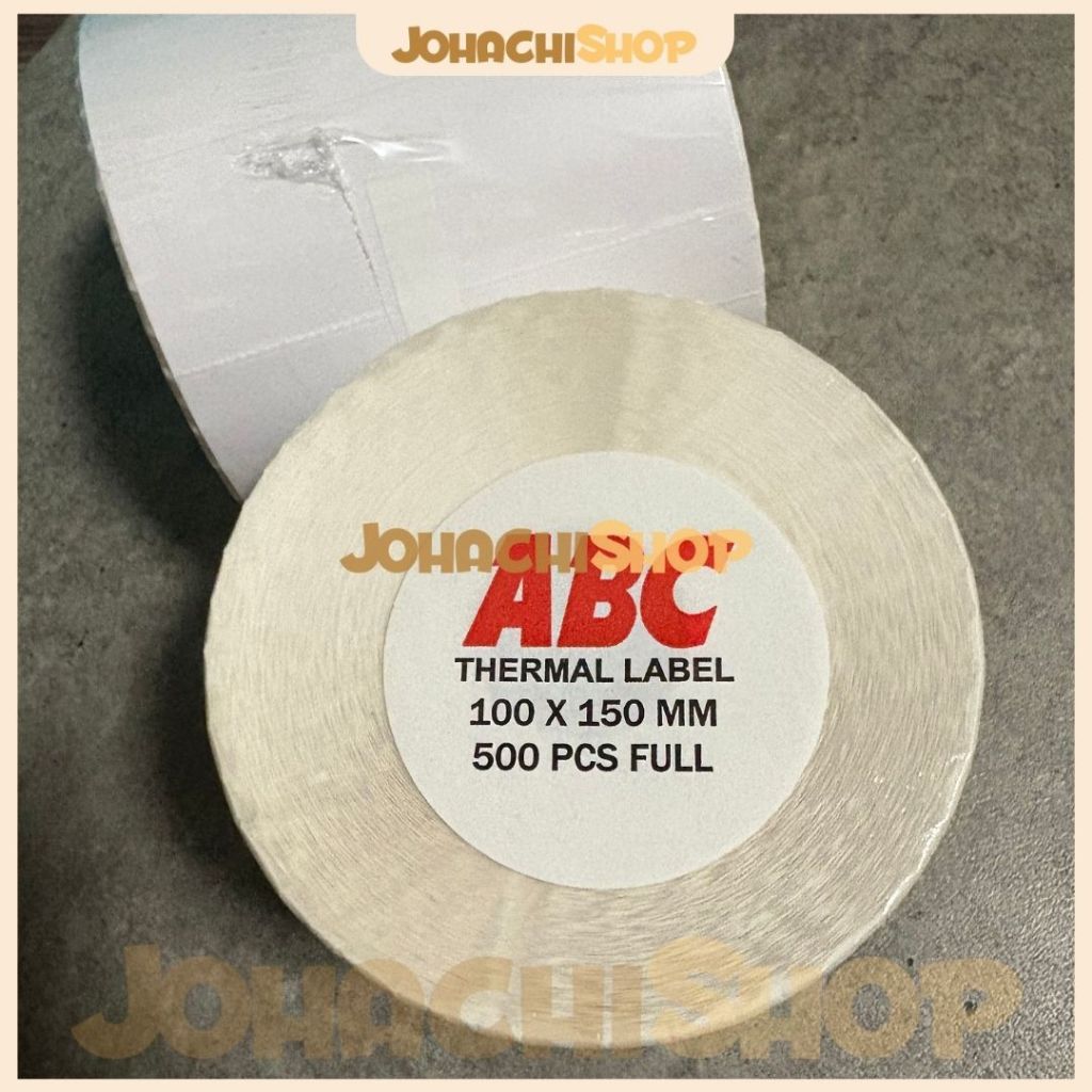 

Label Kertas Stiker Thermal 100 x 150 MM Isi 500 Lembar - Stiker Thermal Resi Merk ABC