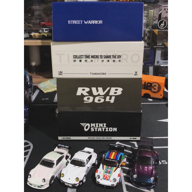 Paketan MiniScale Porsche RWB