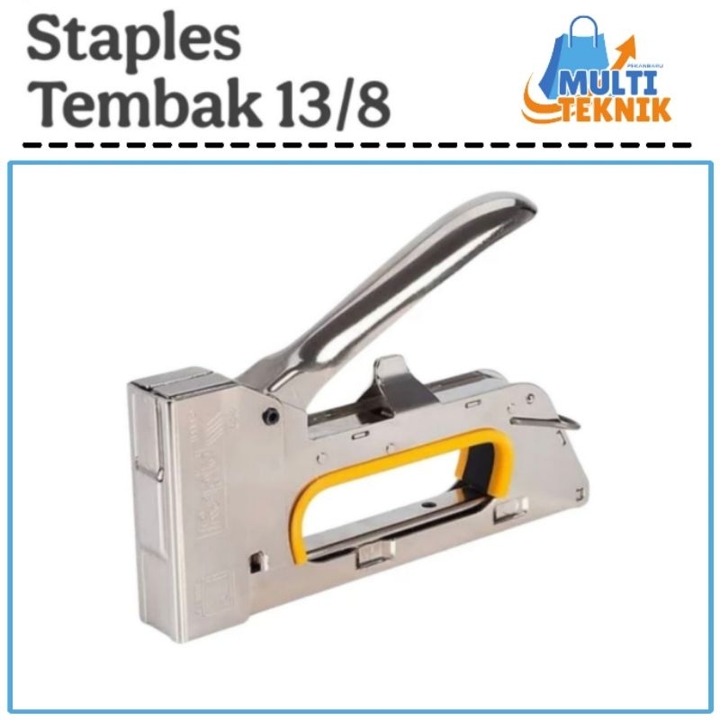 

Stapler Tembak Gun R23 Alat Staples Jok Motor Kayu 13/6 13/8 mm