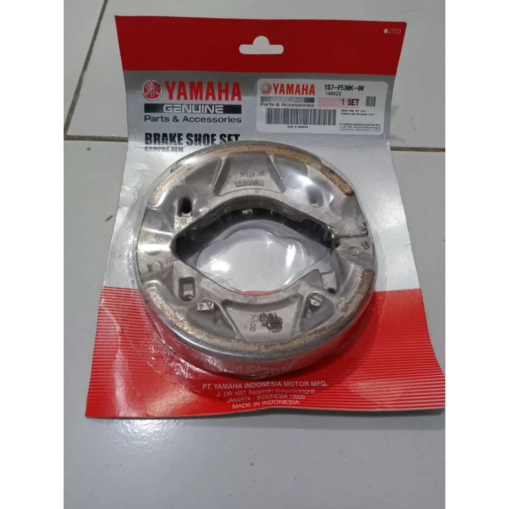 Kampas Rem Belakang Ori 100% Yamaha Genuine Parts  #1S7-F350K-00