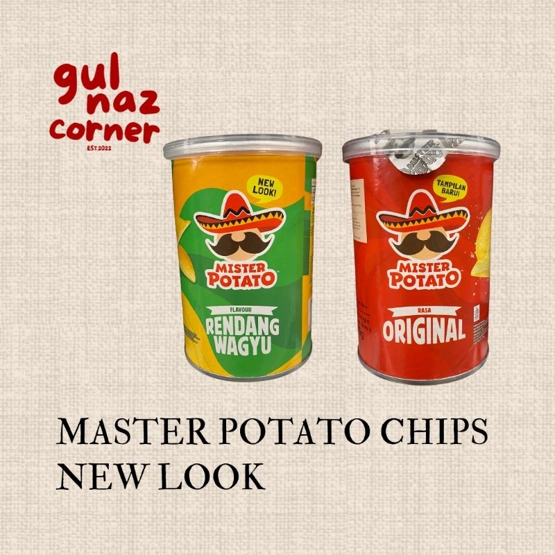 

MISTER POTATO CHIPS 35 GR | ORIGINAL RENDANG WAGYU
