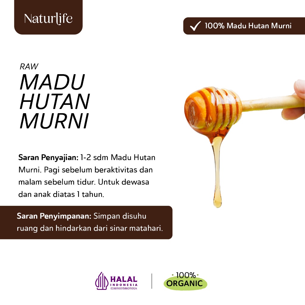 

QH MADU HUTAN SUPER ASLI 1000GRAM NATURLIFE ORIGINAL ALAMI TANPA CAMPURAN APAPUN RAW HONEY MINUMAN