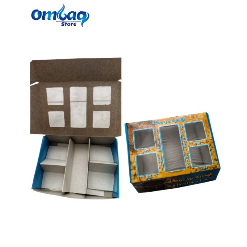

Box/Kotak tempat oleh-oleh khas haji dan umrah per 10 pcs