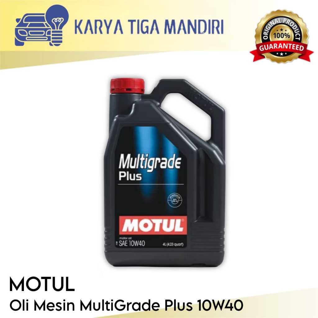 Oli Mobil Motul MULTIGRADE PLUS 10W40 SP 4L / Oli Mobil Mesin / Oli Mobil Motul