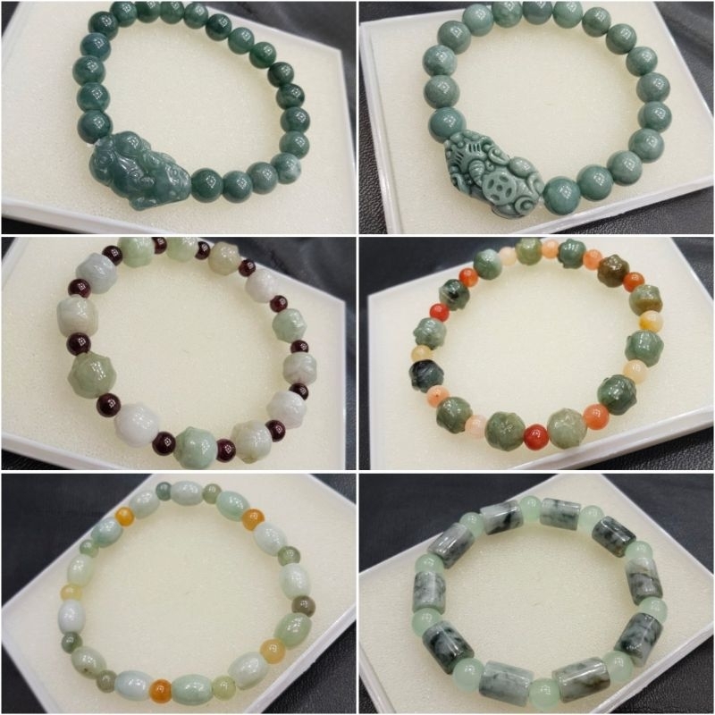 Gelang Batu Giok Birma Natural
