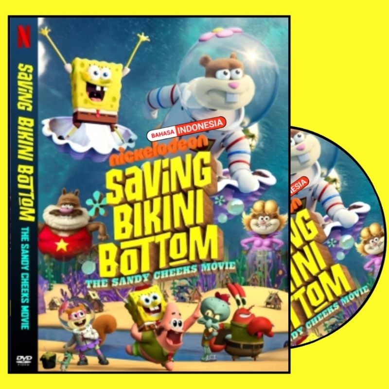 KASET FILM SPONGEBOB SQUAREPANTS SAVING BIKINI BOTTOM BAHASA INDONESIA TERBARU