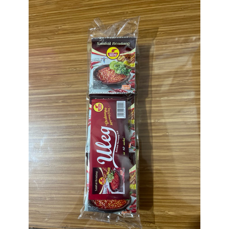 

SAMBAL TERASI FINA VARIAN SAMBAL RENDANG 1 pak isi 10 pcs