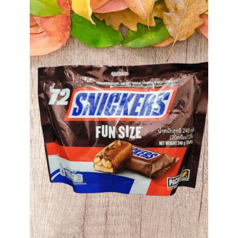 

COKLAT SNICKERS COKELAT SNICKER FUN SIZE 240 GRAM ( 20gx 12pcs)