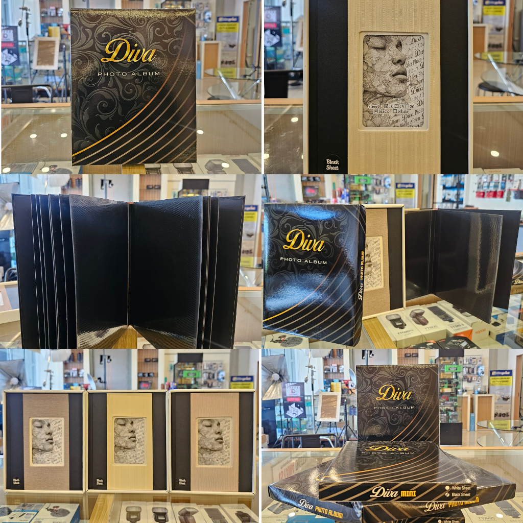 Album Foto 4R Double SHEET HITAM plus Box / Album 6R 10 Sheet