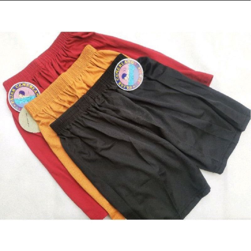 SHORT FAJAR CEMERLANG / CELANA PENDEK ANAK - DEWASA (6pc)