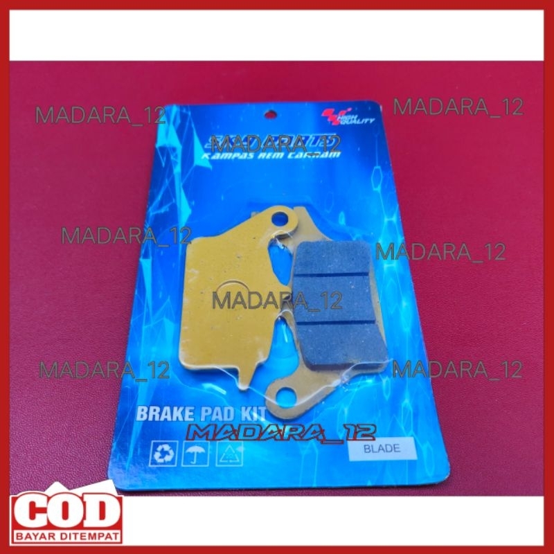 DISPAD CAKRAM REM DEPAN PIRODO DEPAN HONDA BLADE LAMA REVO ABSOLUTE KHARIMA X KHARIMA D/KAMPAS KANVA