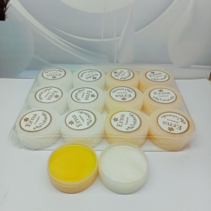HARGA 12PCS CREAM ERNA THAILAND SIANG // MALAM // CAMPUR