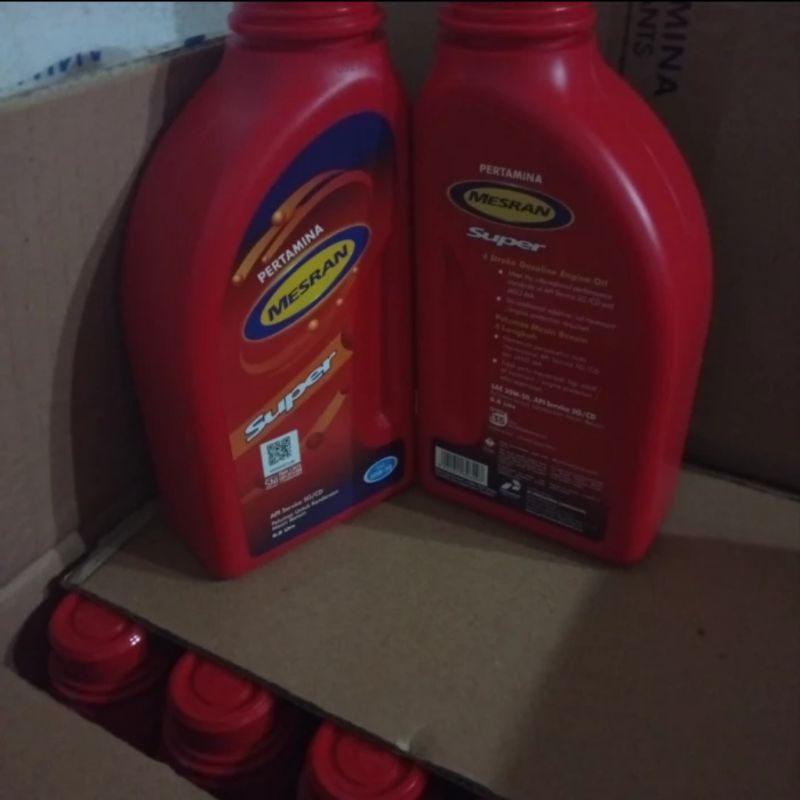 oli mesran super 0,8 l / pertamina mesran super 800 ml