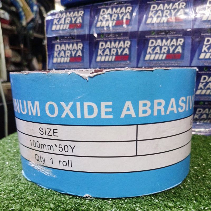 AMPLAS KAIN AMPELAS METERAN GRIT 400 PANJANG 50 YARD HIGHT QUALITY