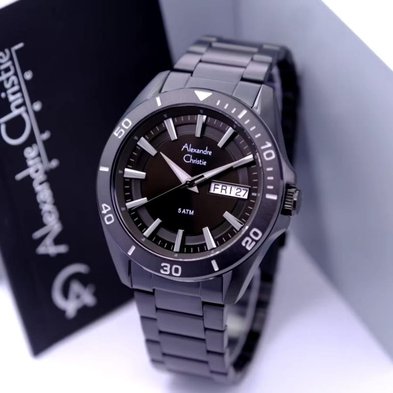 DIJUAL JAM TANGAN ARLOJI PRIA COWOK COWO ALEXANDRE ALEXANDER CHRISTIE CHRISTI CRISTI AC6512ME AC6512