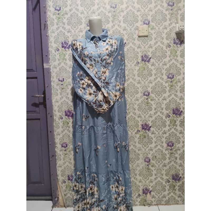 Gamis Rayon Ruby Muteki