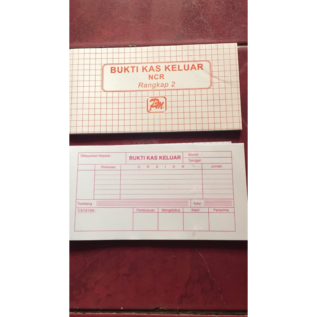 

Buku Bukti Kas Keluar Rangkap 2