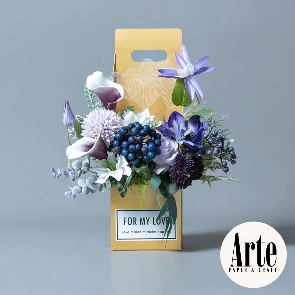 

ARTE Mini Florist Bag | Flower Box | Kotak Tenteng Bunga | Tas Bunga | Kotak Bunga Mini | Handy Bag Florist | P.MFB
