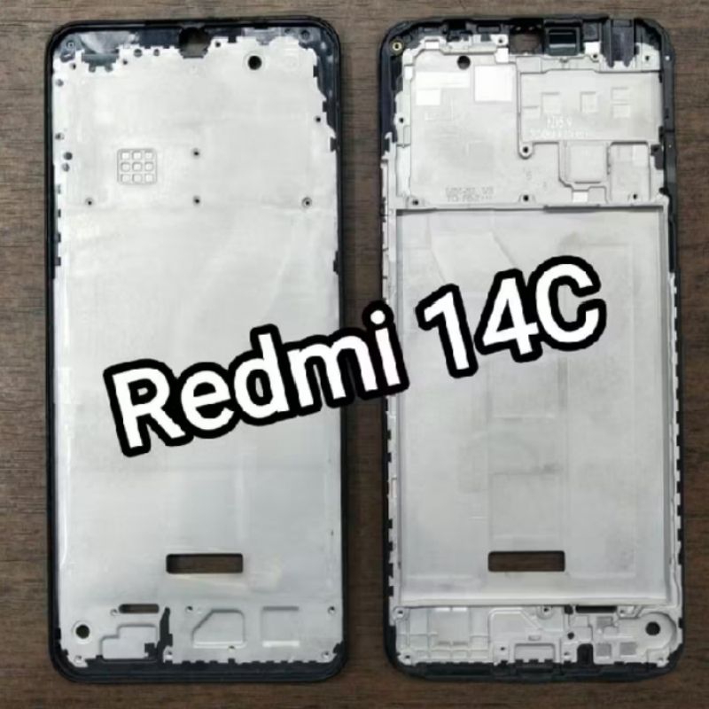 Frame tulang tengah Xiaomi Redmi 14C Tulang Icd tatakan mesin