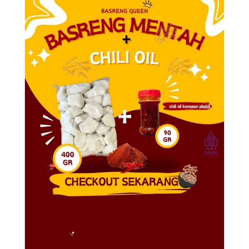 

basreng 400g + chili oil 90g