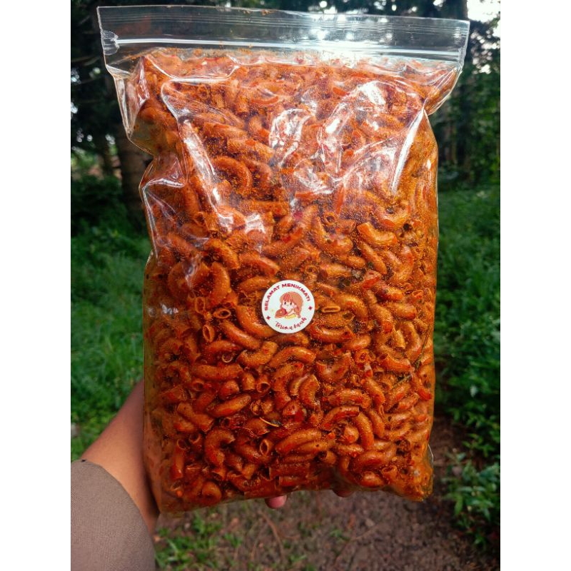 

(TERMURAH) Makaroni Cikruh Pedas Gurih Daun Jeruk