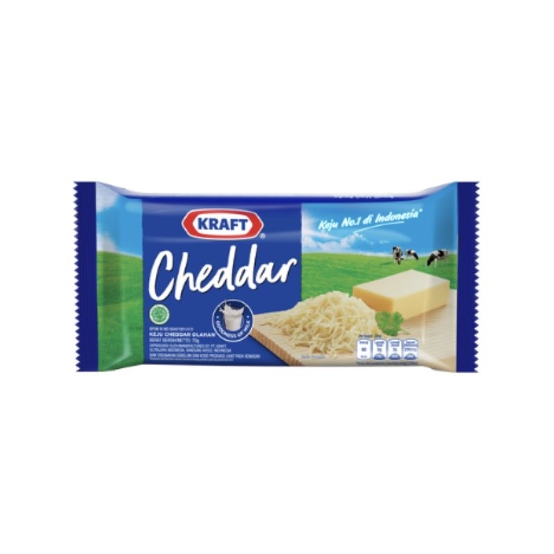 

Keju Kraft cheddar 70gr