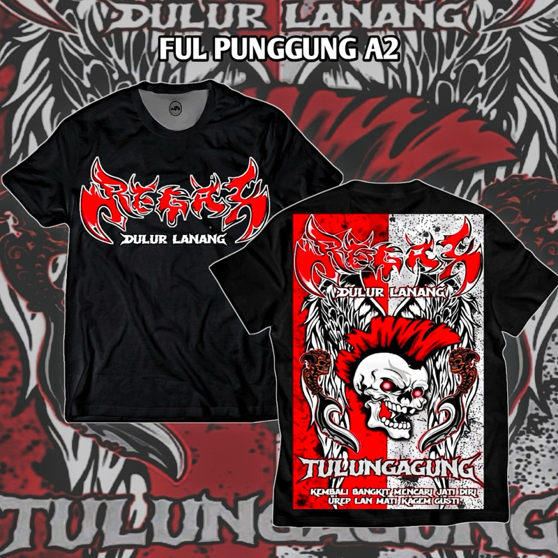 kaos Regas Dulur Lanang terbaru kaos distro disain terbaru REGAS DULUR LANANG ful ful punggung A2